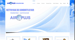 Desktop Screenshot of airplusmontreal.com